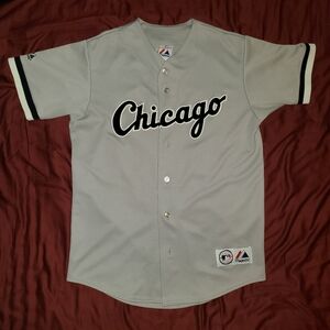 Vintage Joe Crede Chicago White Sox Road Gray Majestic Jersey